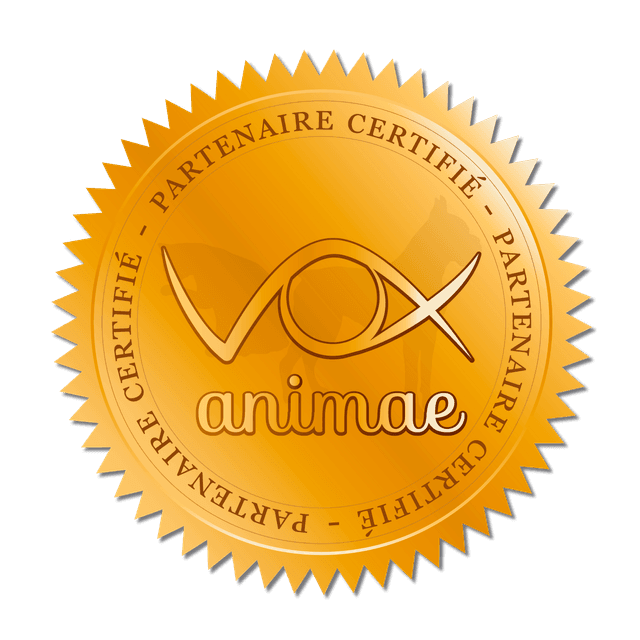 Je suis certifiée par Vox animae.